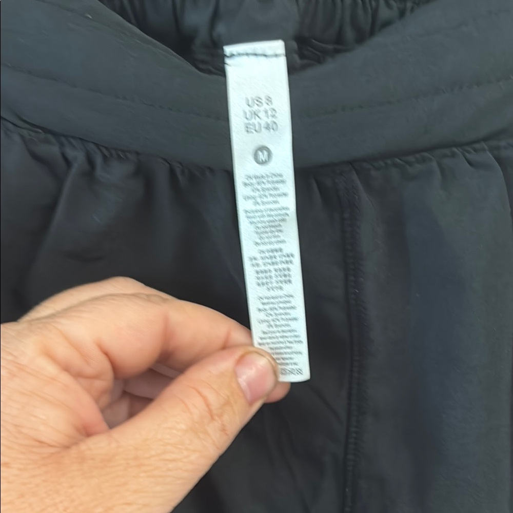 AugIris Jet Black Women's Athletic Shorts size M NWT - Picture 5 of 9
